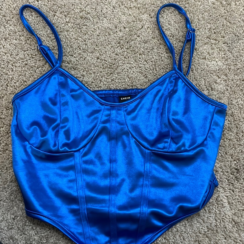 Shein royal blue top
